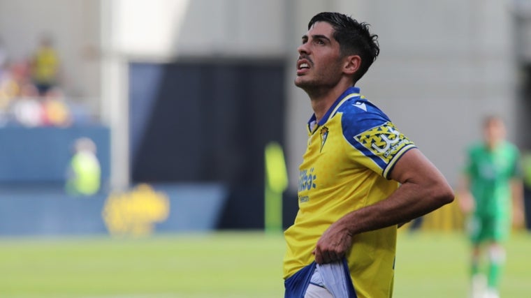 Carlos Fernández todavía no ha encontrado el camino del gol esta temporada.