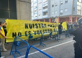 Tensión en la previa del partido