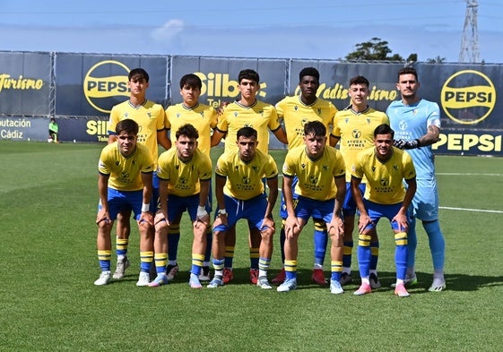 Once inicial del Mirandilla en la pasada jornada contra el Atlético Antoniano