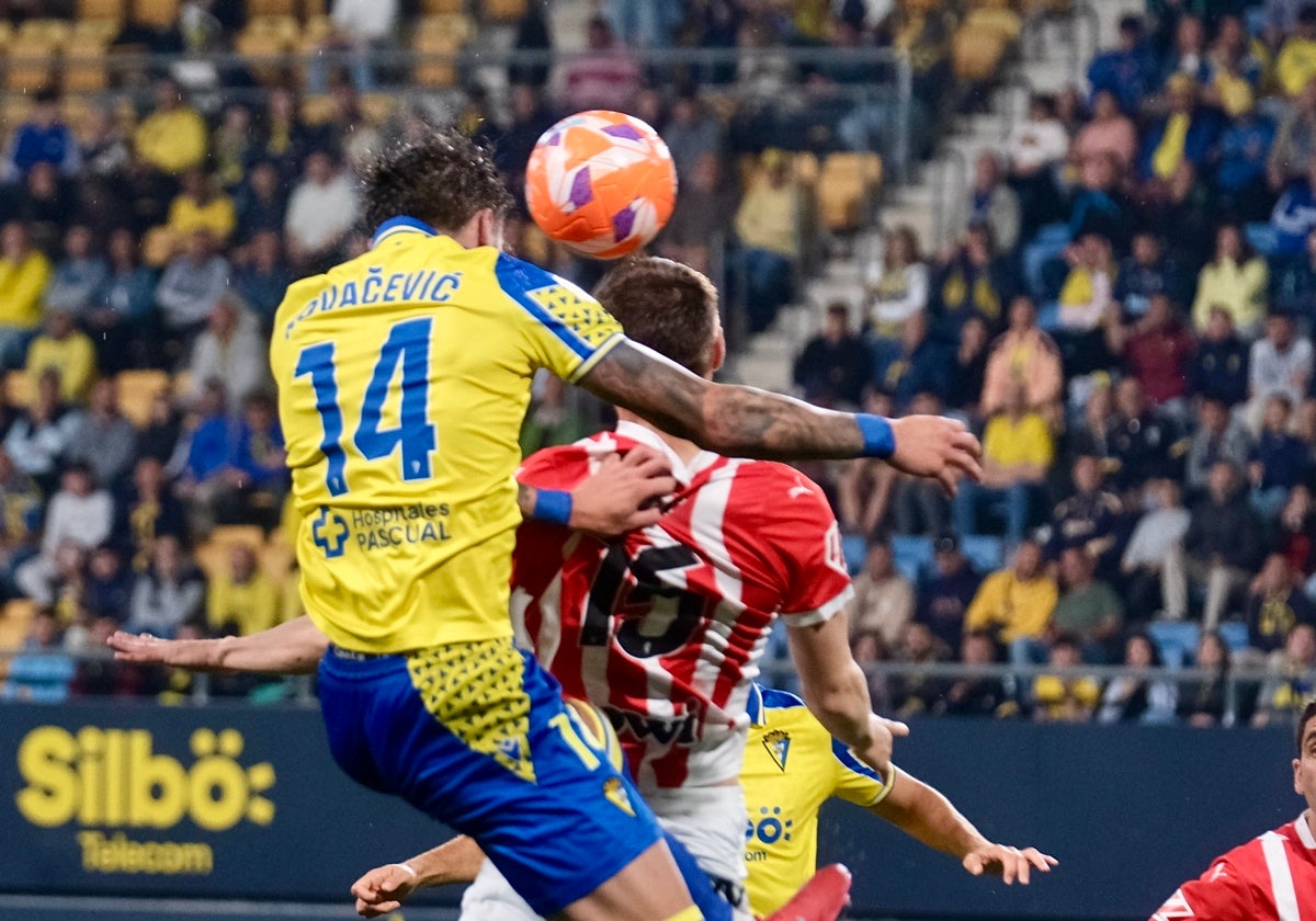El Cádiz amarró la salvación el pasado viernes ante el Sporting.