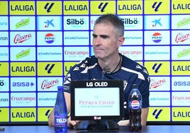 Garitano: «Lo que queda es muy importante para mí, por eso no quiero hablar del año que viene»