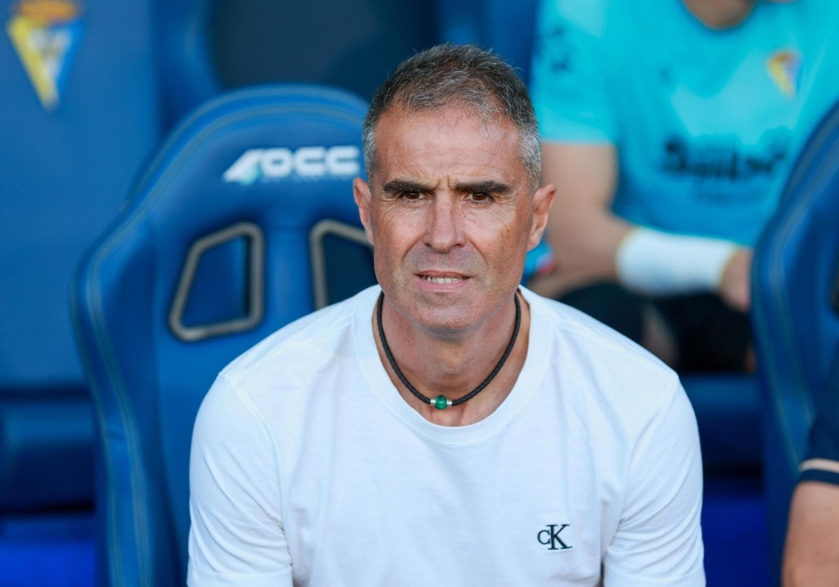 Garitano, entrenador del Cádiz