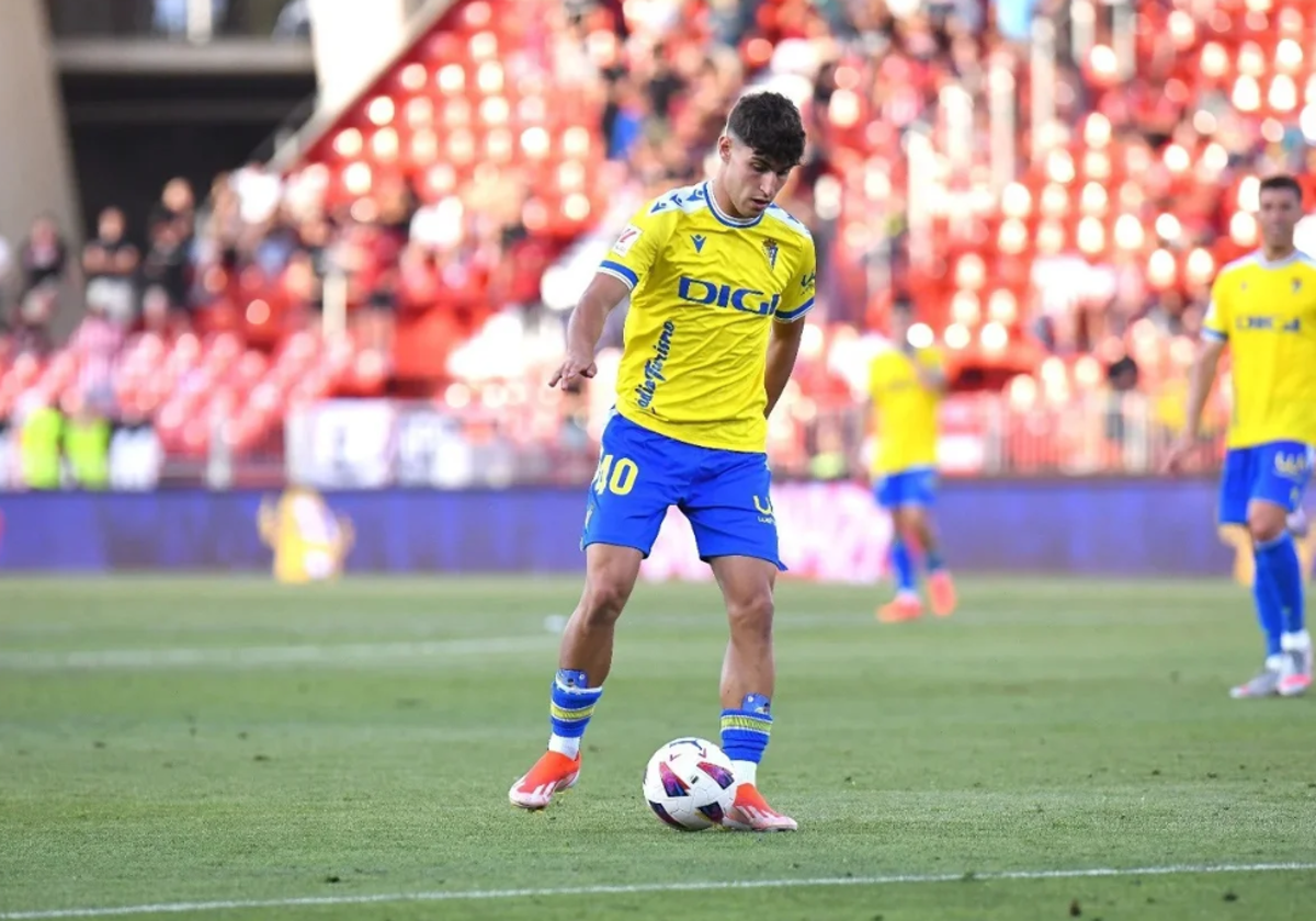 Borja Vázquez llegó a debutar en Primera con el Cádiz CF