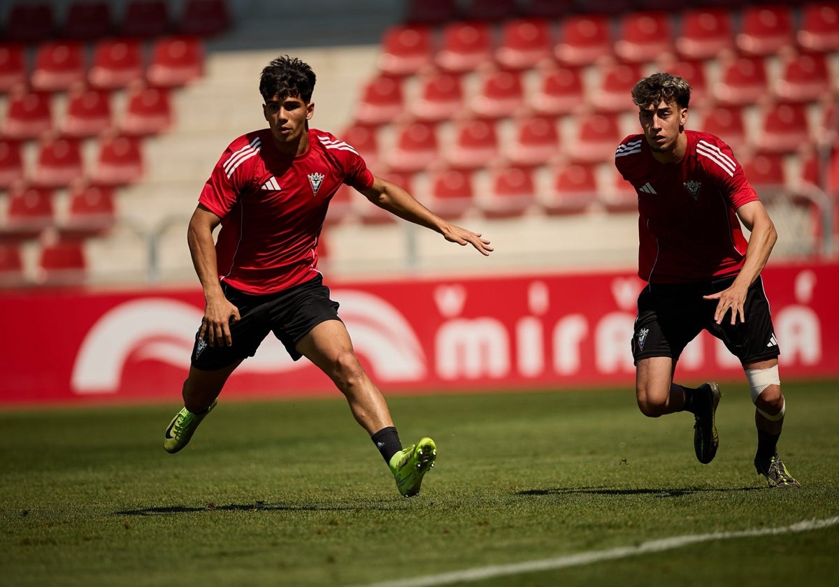 Sesión de entrenamiento en el cuadro rojillo