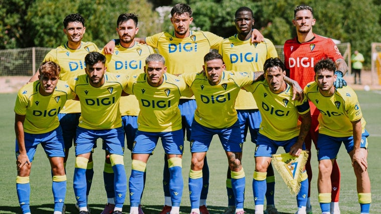 Once del Cádiz CF ante la UD Las Palmas