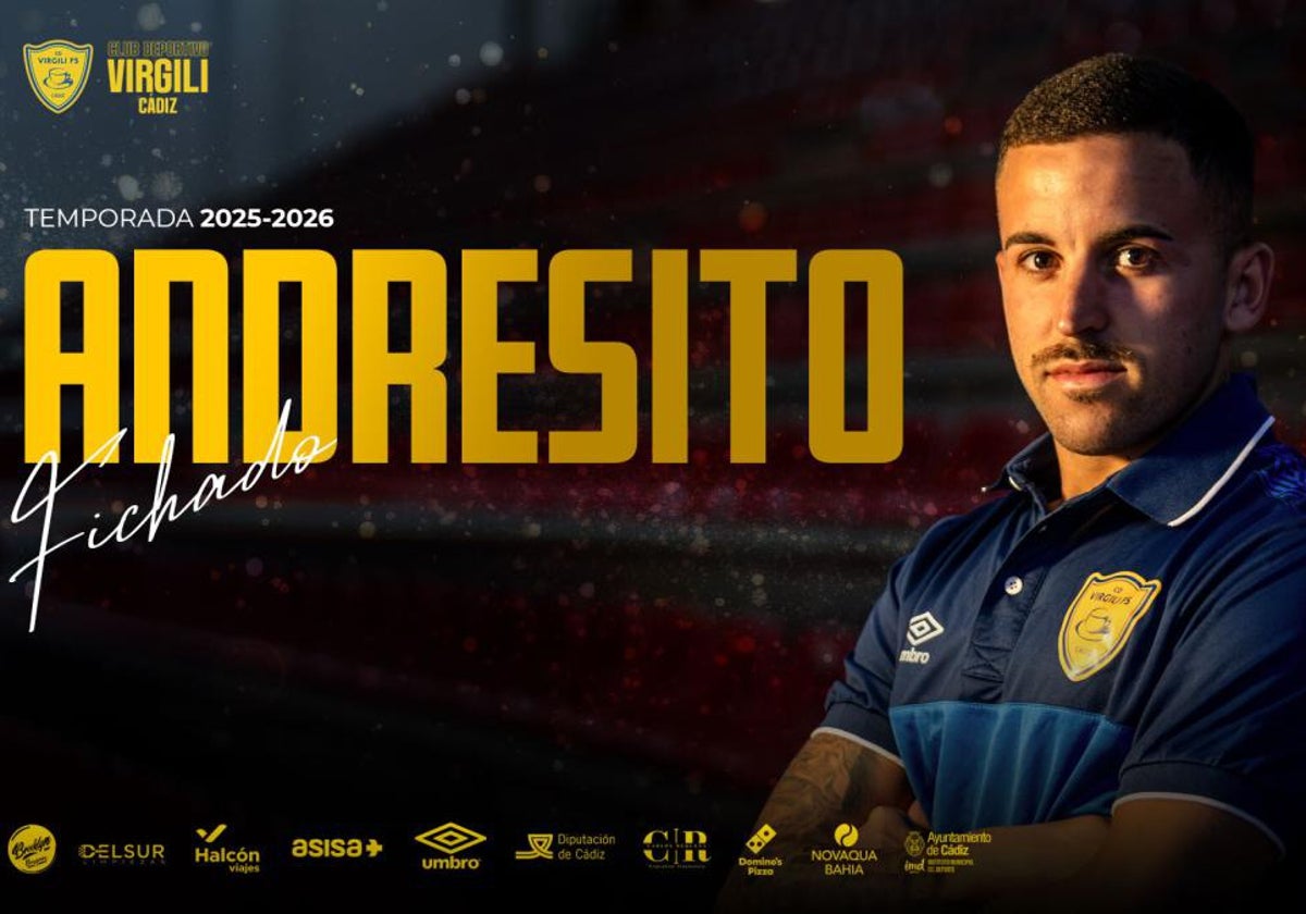 Andresito llega tras defender la camiseta del Xerez Toyota Nimauto