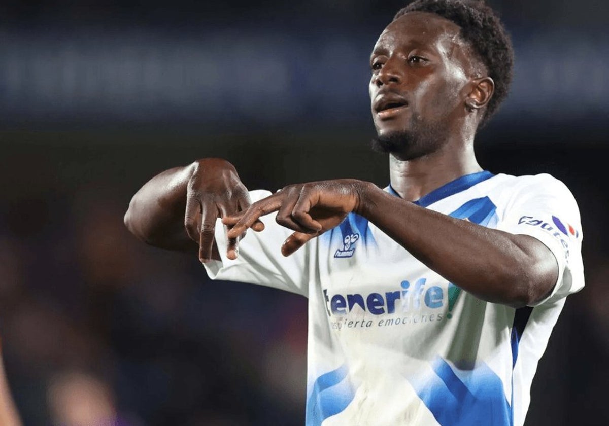 Yussi Diarra, centrocampista del Tenerife.