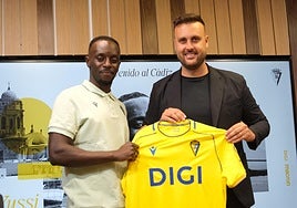Diarra: «Había muchos equipos, pero cuando te llega un equipo como el Cádiz CF hay poco que pensar»