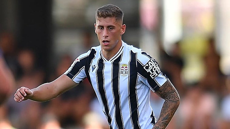 Jorge Moreno durante su etapa en el Cartagena.