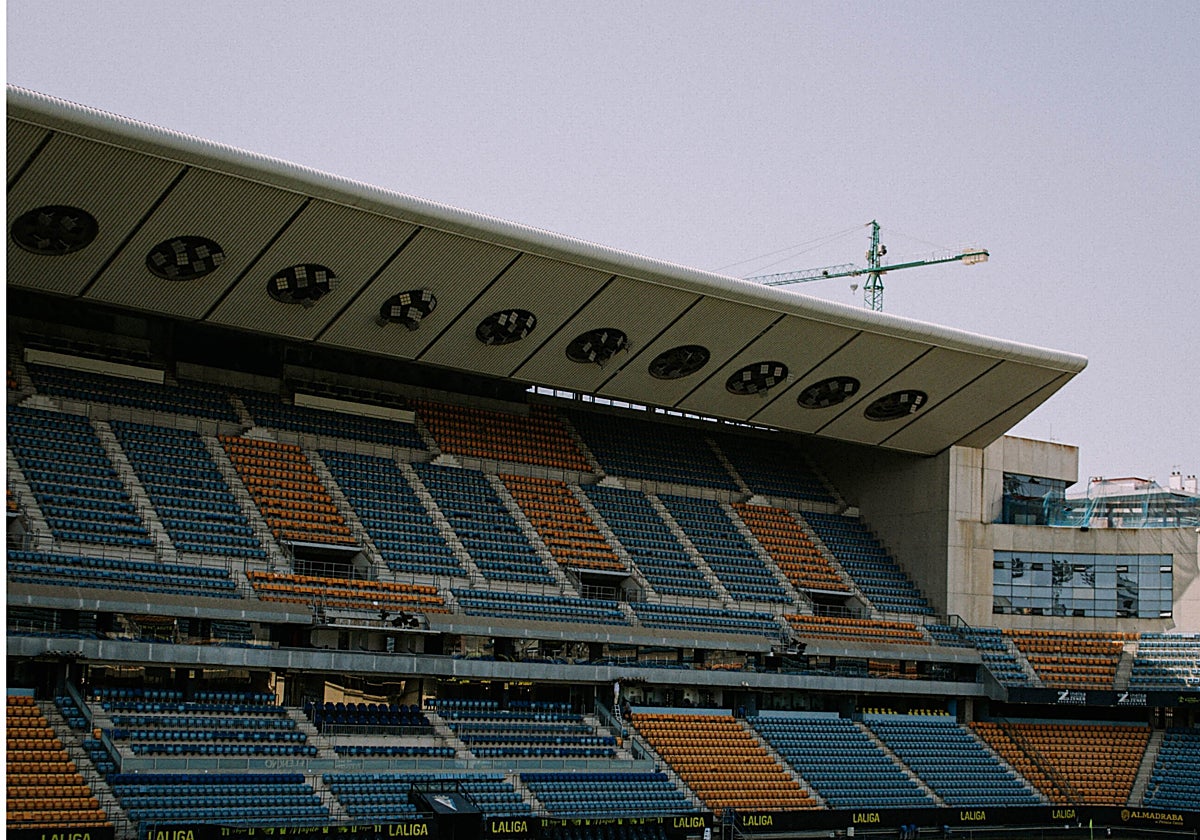 Carranza, poco antes del partido.