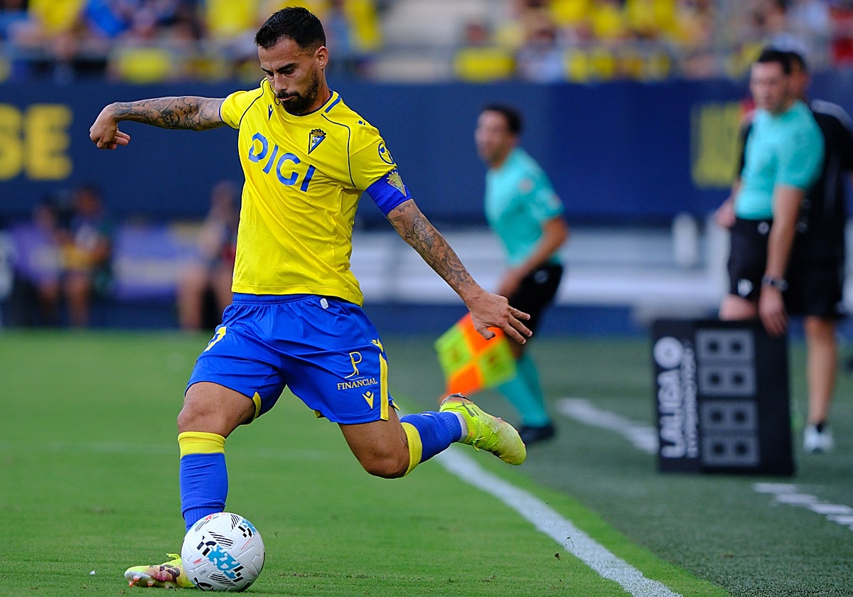 Suso, capitán del Cádiz CF.