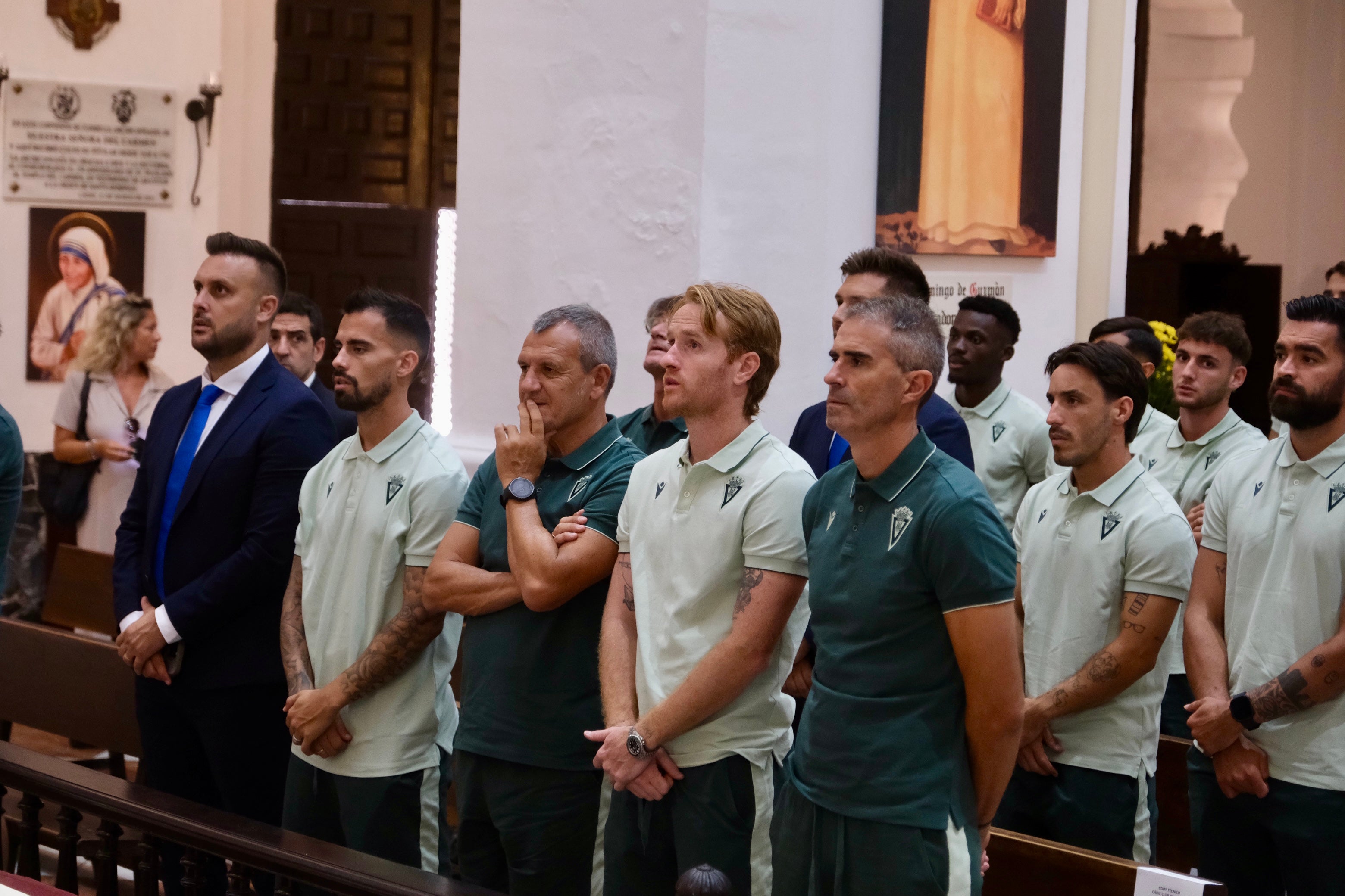 Las imágenes de la visita del Cádiz CF a la Patrona