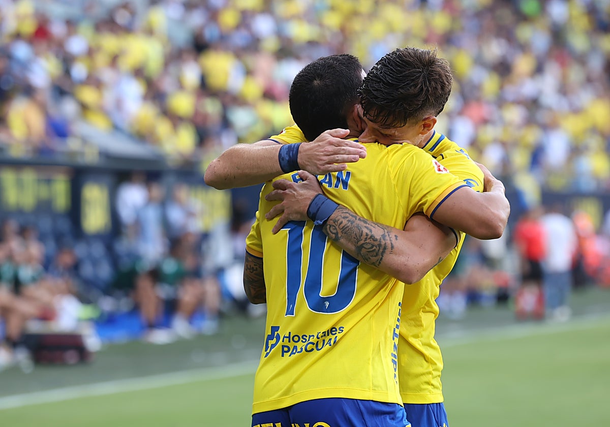 Brian Ocampo marcó el 1-0 ante el Albacete Balompié.