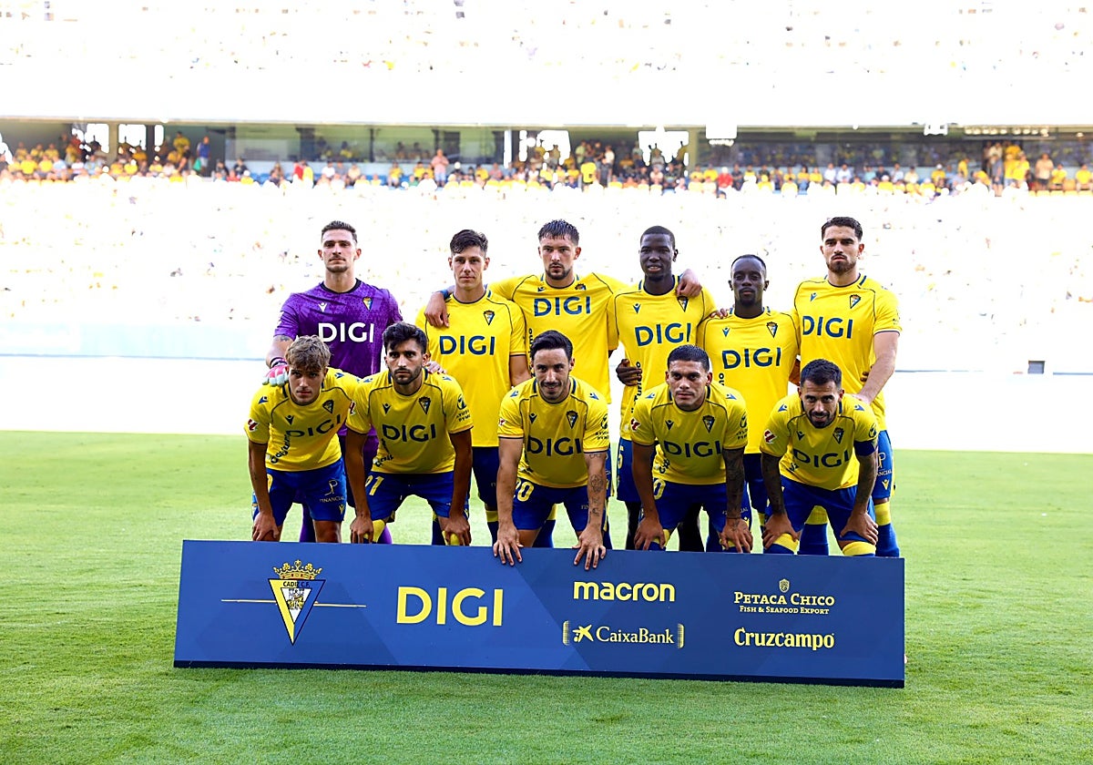 Once del Cádiz CF ante el Albacete
