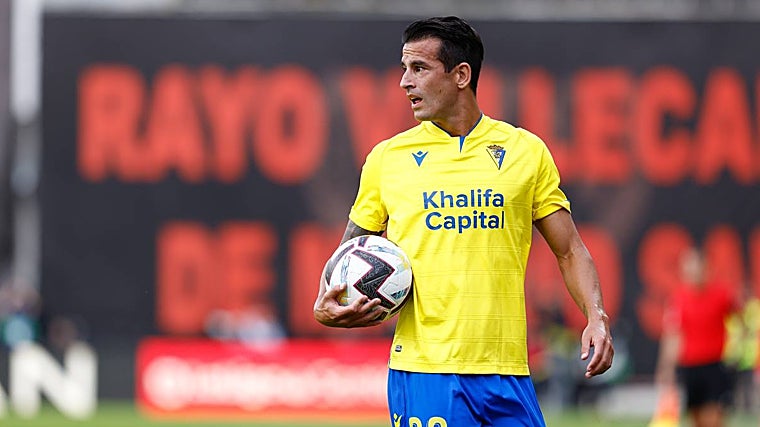 Luis Hernández durante su etapa en el Cádiz CF.