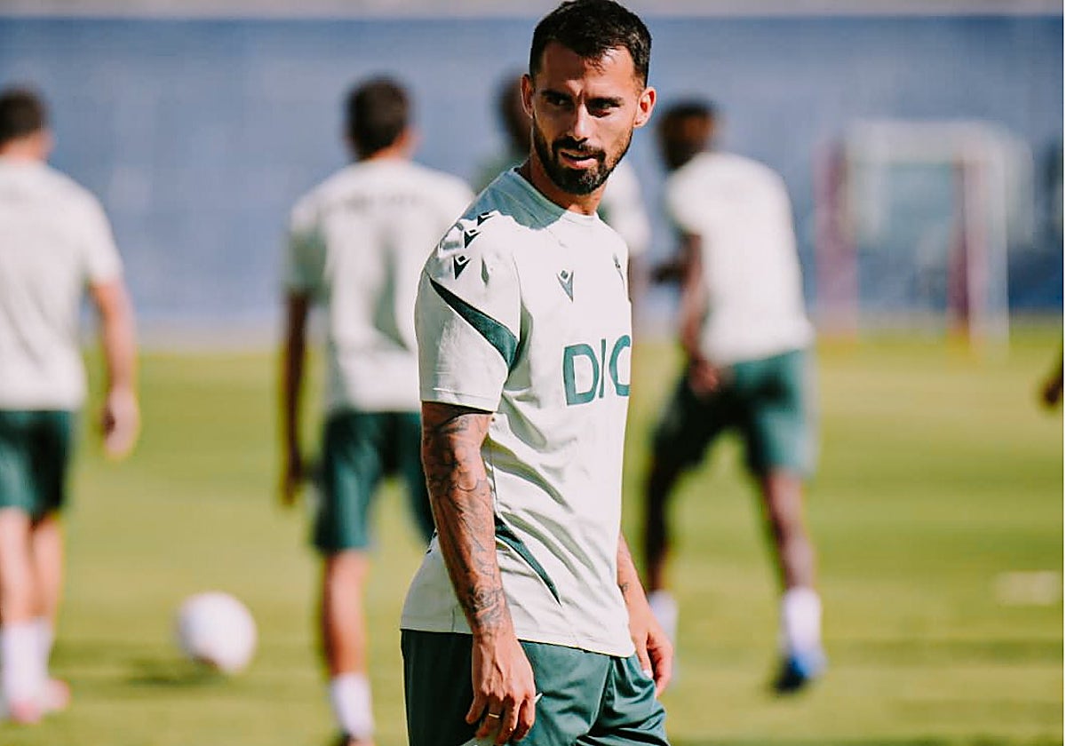 Suso, en un entrenamiento.