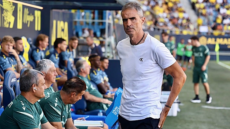 Garitano analiza a su Cádiz CF: «Este equipo tiene que seguir creciendo»