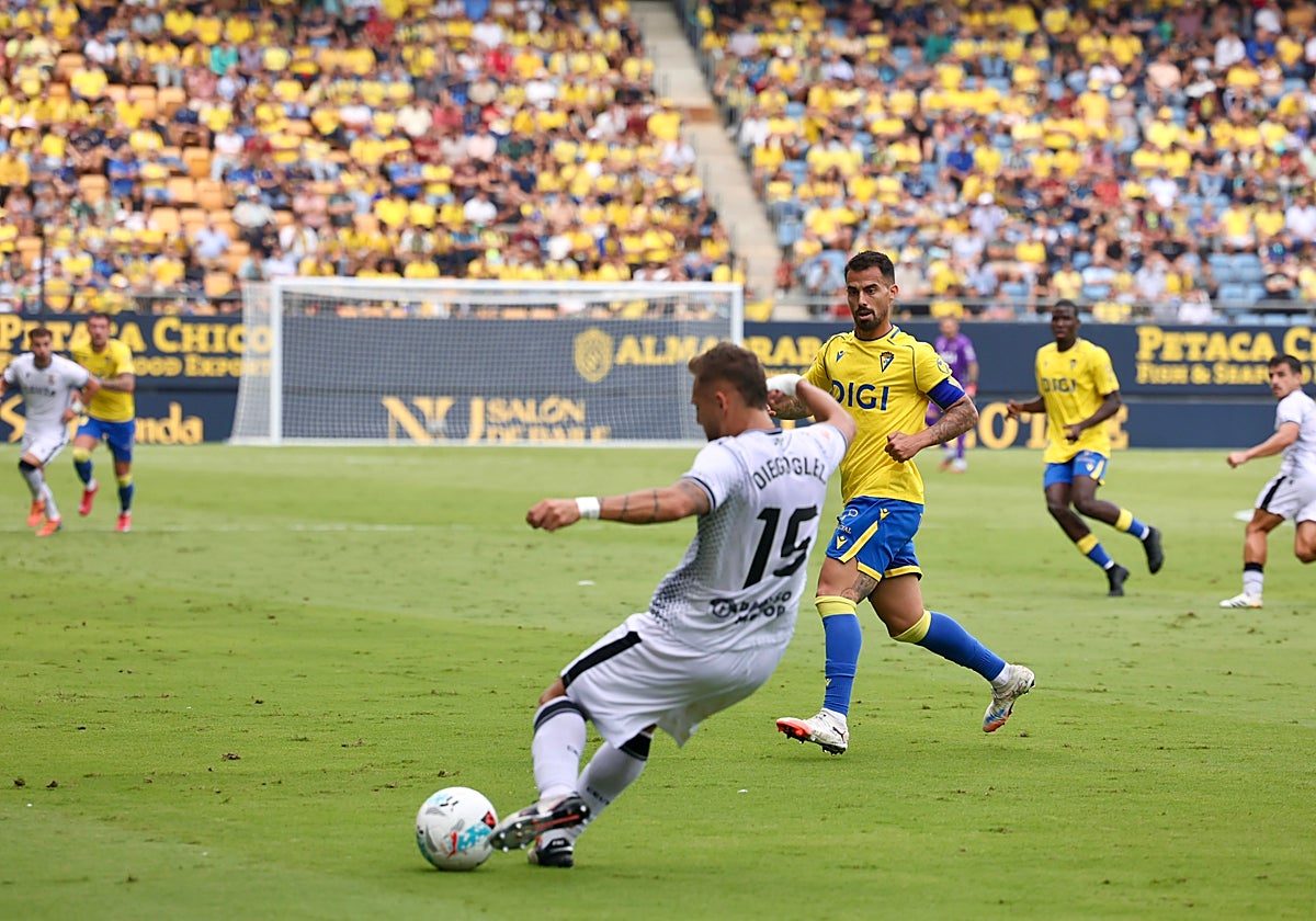 Suso, el pasado domingo en Carranza ante el Ceuta.