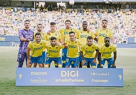 El posible once del Cádiz ante la UD Las Palmas