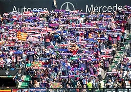 La afición del Huesca se centra en el viaje a San Sebastián