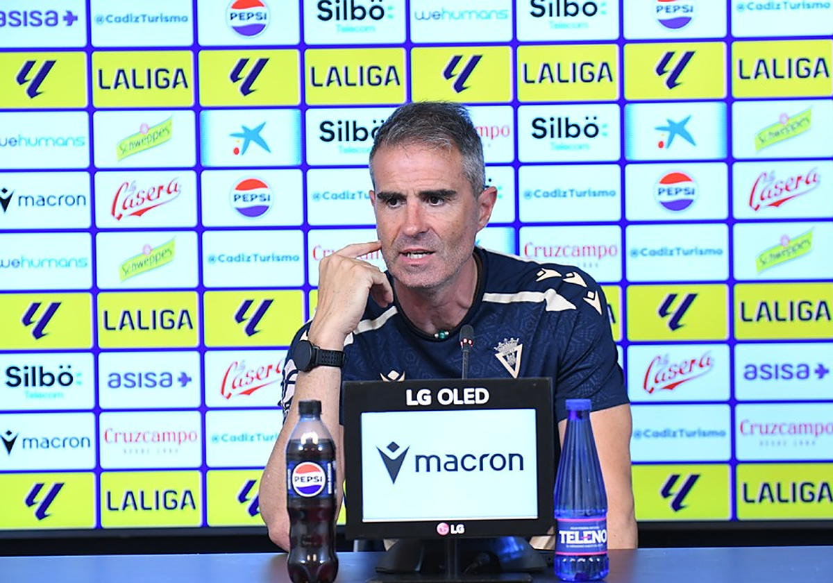 Garitano, en rueda de prensa