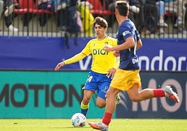 Rubio sobre los partidos de Juan Díaz con el primer equipo del Cádiz CF: «Eso motiva al resto»