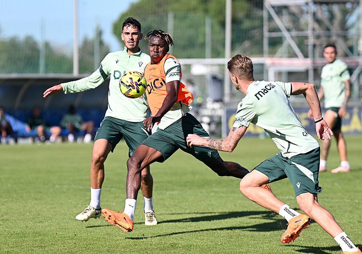Este lunes se han ejercitado los que menos jugaron ante el Valladolid.