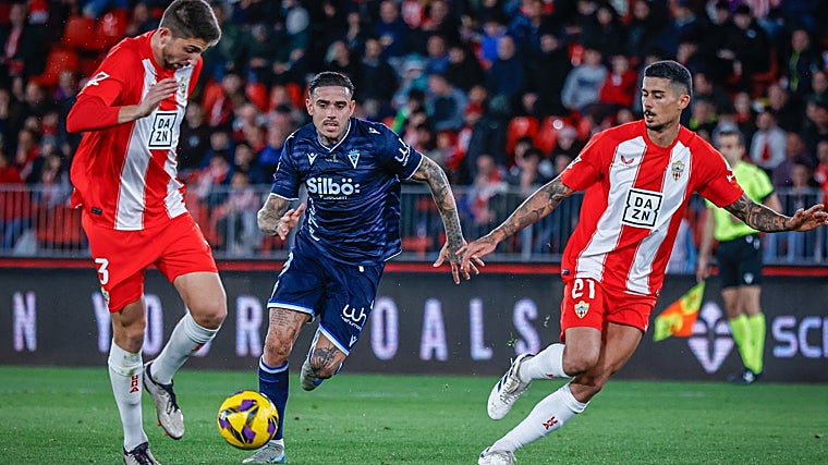 Imagen del Almería - Cádiz de la pasada temporada.