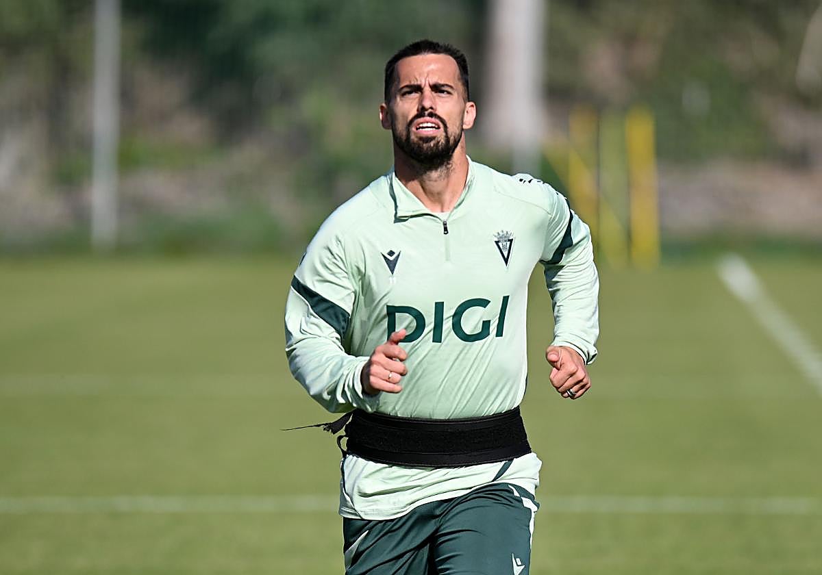 Suso, en un entrenamiento.