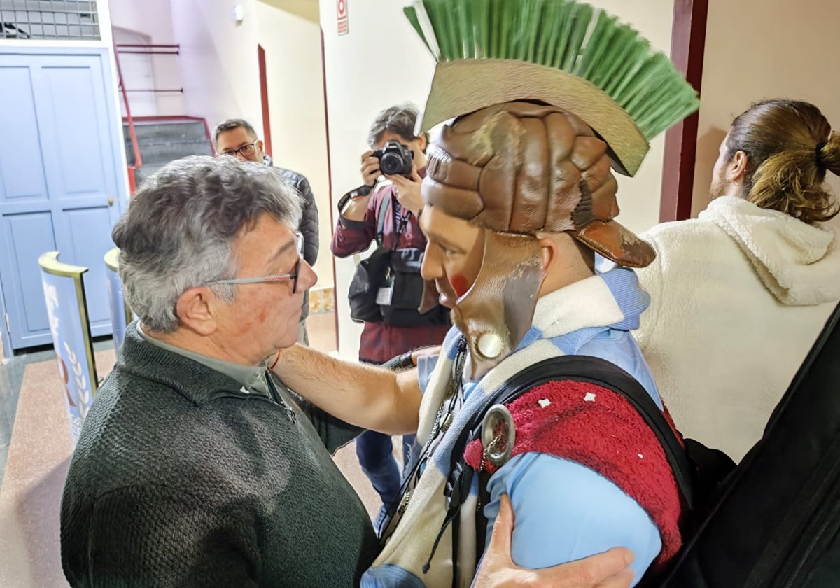 Joaquín Quiñones con José María Barranco, el Lacio