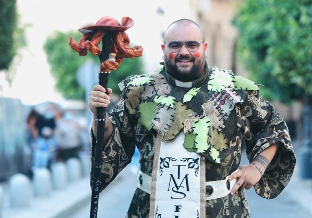 Manolín, con el tipo de La Misión (El Evangelio según Santander)