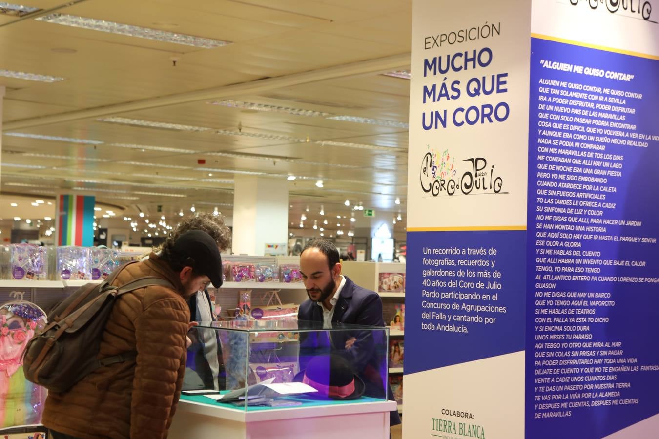 El Corte Inglés dedica su exposición de Carnaval de este año a Julio Pardo