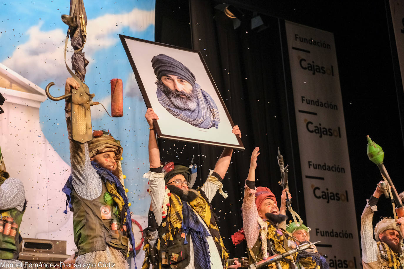 Fotos: Chirigota &#039;Frente talibán de la república irreverente de kadikadist&#039;