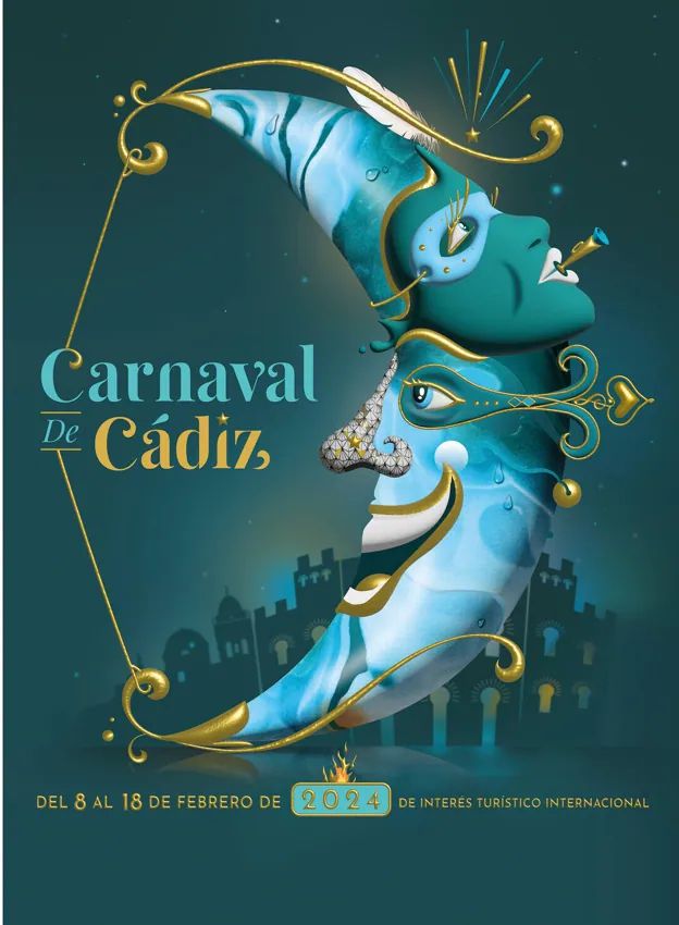Este es el cartel del Carnaval de Cádiz 2024