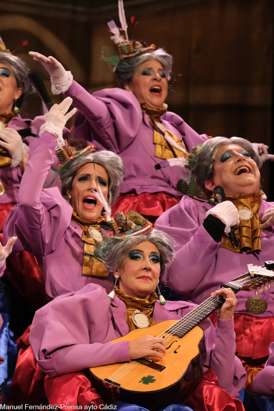 FOTOS: Coro &#039;La dama de Cádiz&#039; en el COAC 2024, Carnaval de Cádiz