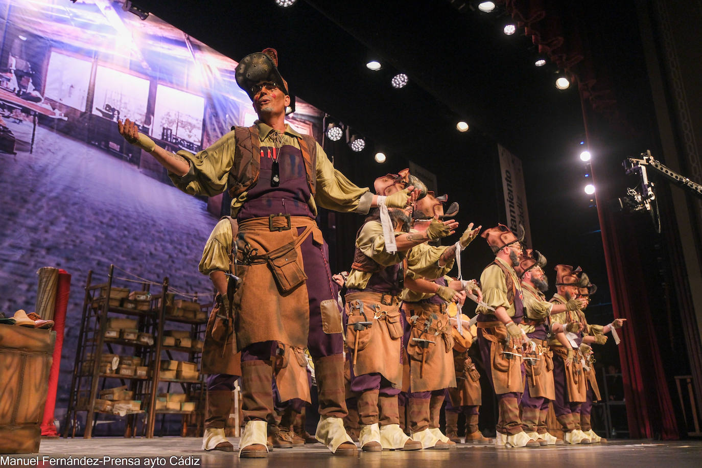 FOTOS: Comparsa &#039;Los lengüetas&#039; en el COAC 2024, Carnaval de Cádiz