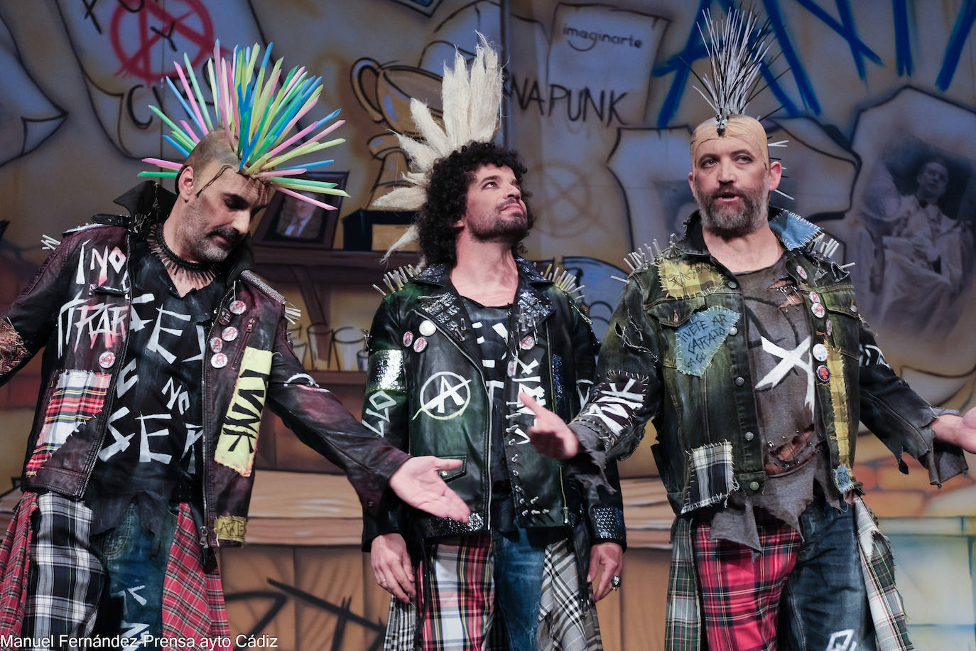 FOTOS: Cuarteto &#039;Punk y circo, la lucha continúa&#039; en el COAC 2024, Carnaval de Cádiz