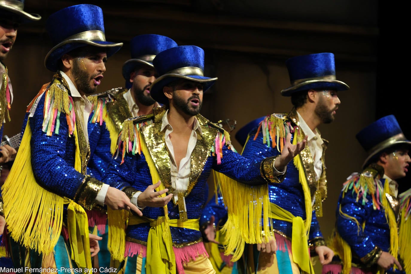 FOTOS: Comparsa &#039;La fiesta&#039;en el COAC 2024, Carnaval de Cádiz