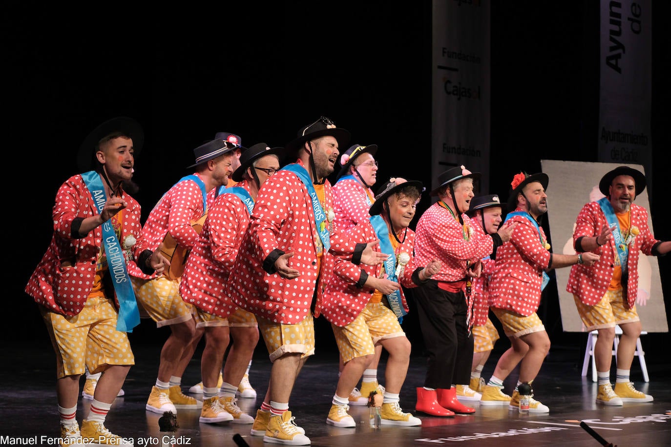 FOTOS: Chirigota &#039;¡Por fin lo despedimos!&#039; en el COAC 2024, Carnaval de Cádiz