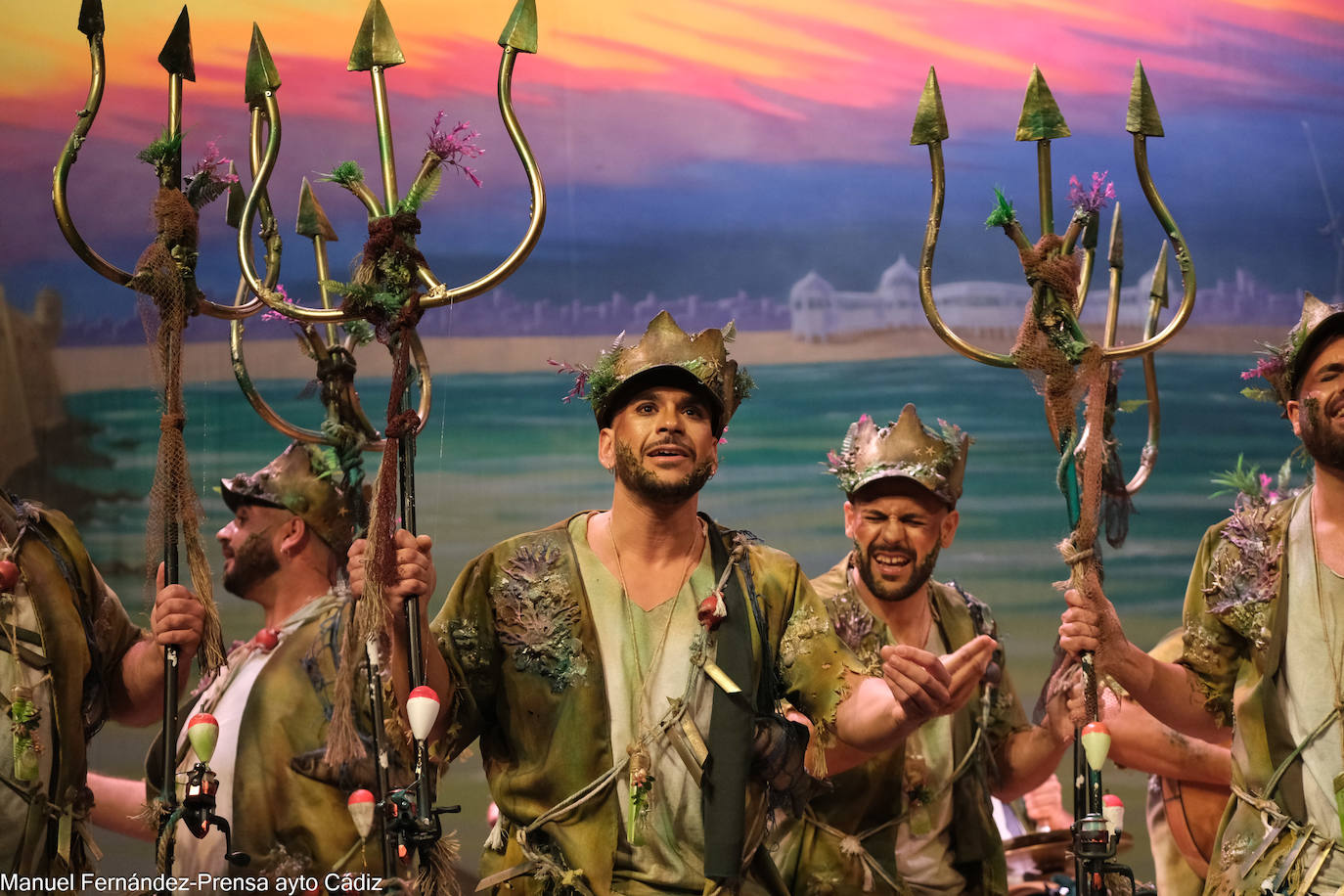 Fotos: Comparsa &#039;Agüita tapá&#039; en la séptima sesión de preliminares del COAC 2024