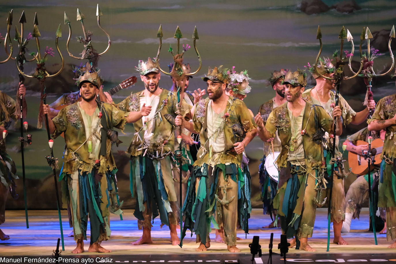 Fotos: Comparsa &#039;Agüita tapá&#039; en la séptima sesión de preliminares del COAC 2024