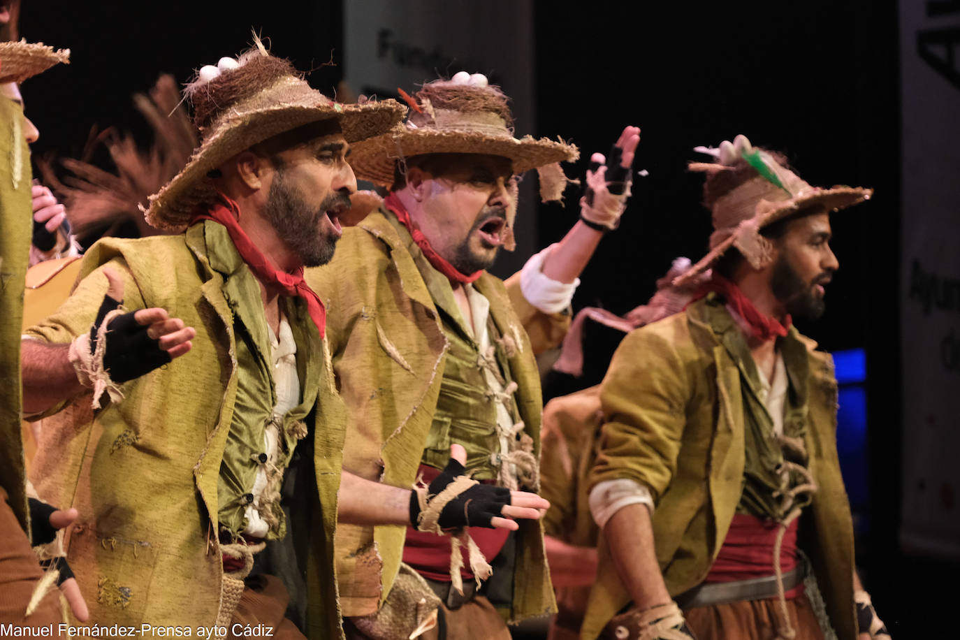 Fotos: Comparsa &#039;Pueblejito la Frontera&#039; en la sétima sesión de preliminares del COAC 2024