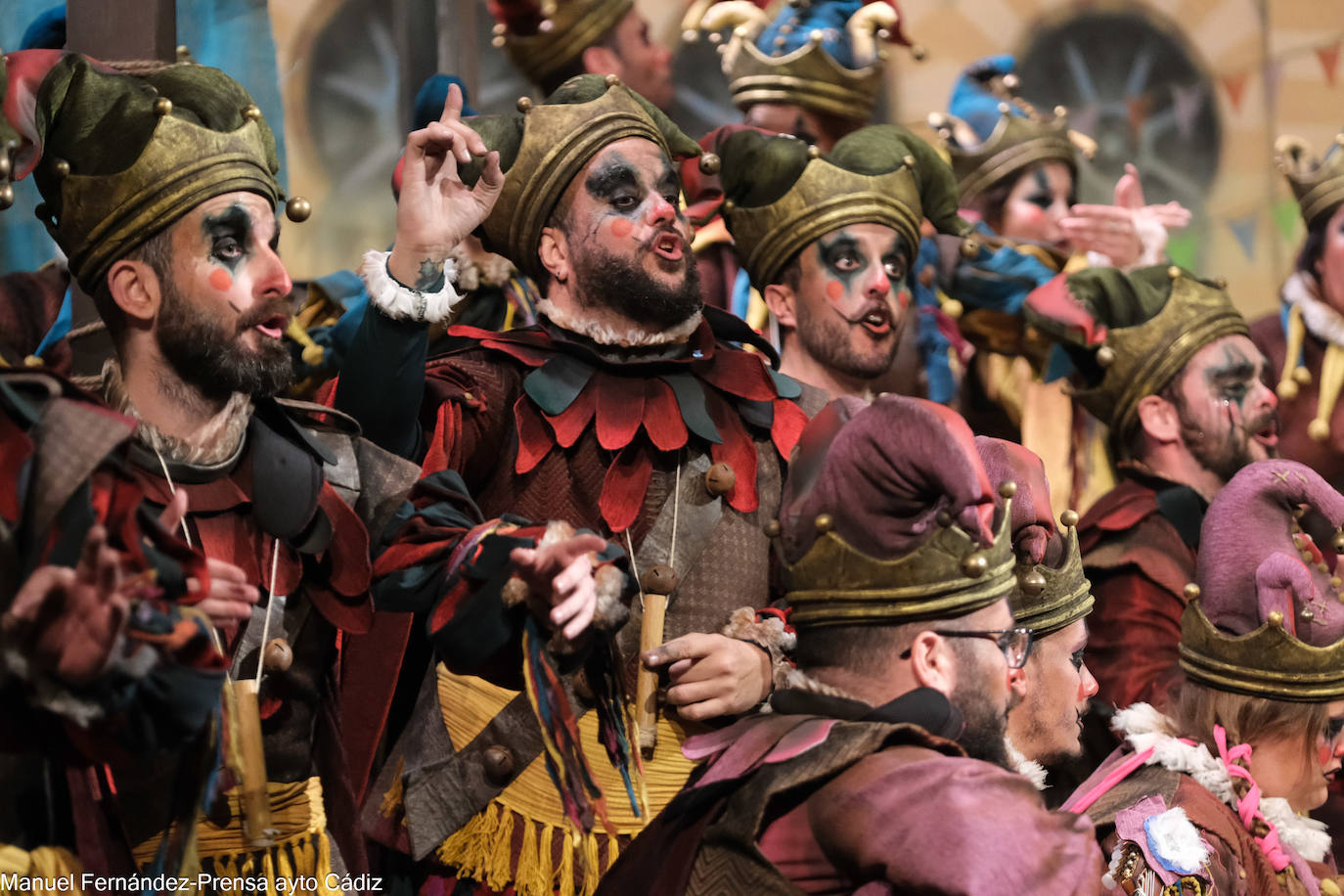 Fotos: Coro &#039;La fiesta de los locos&#039; en el COAC 2024, Carnaval de Cádiz