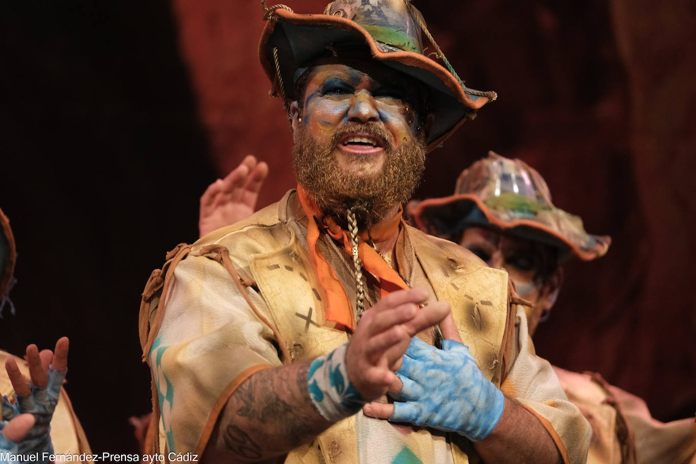 Fotos: Comparsa &#039;La huella&#039; en el COAC 2024, Carnaval de Cádiz