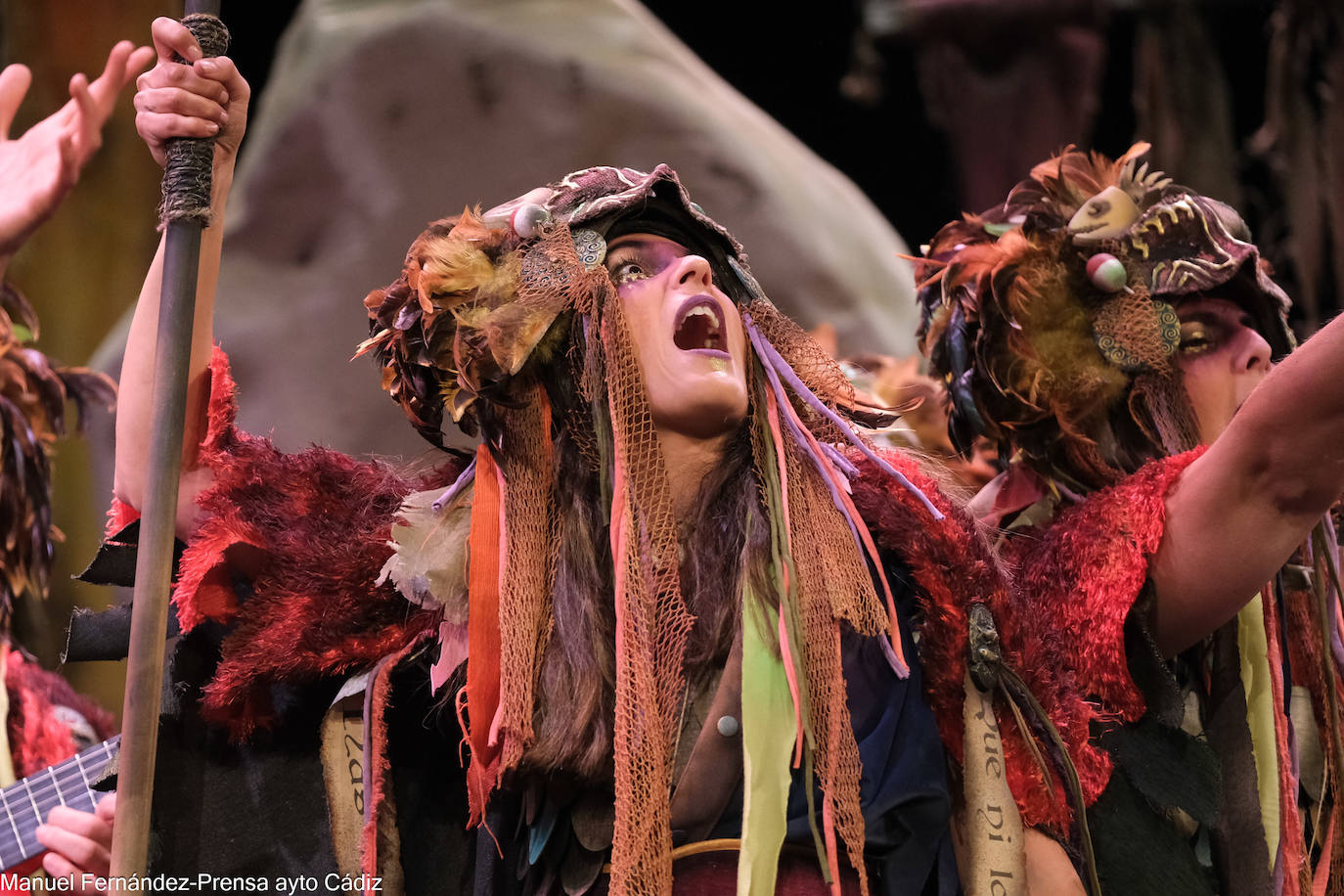 FOTOS: Comparsa &#039;Cadígenas&#039; en el COAC 2024, del Carnaval de Cádiz