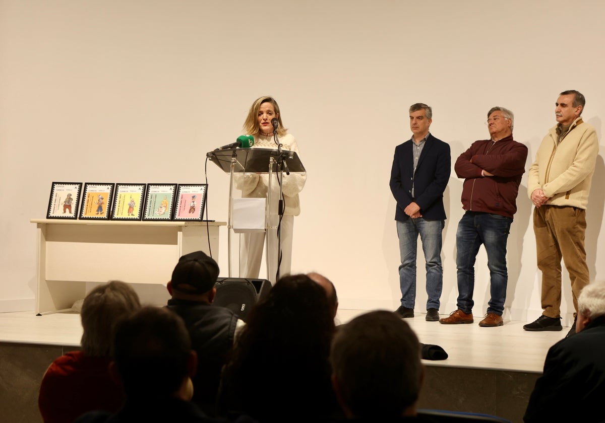 Presentación de los sellos conmemorativos de los ganadores del COAC 2023.