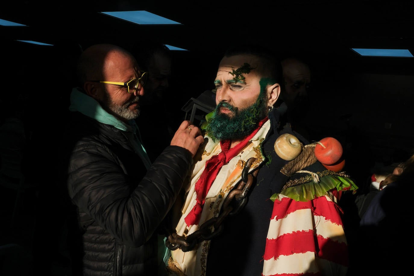 Fotos: &#039;Los iluminados&#039; se embriagan de luz en La Caleta antes de marchar al Falla