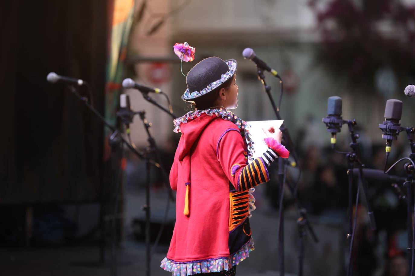 Fotos: Pregón infantil, tanquillos y circuito de agrupaciones en el miércoles de Carnaval