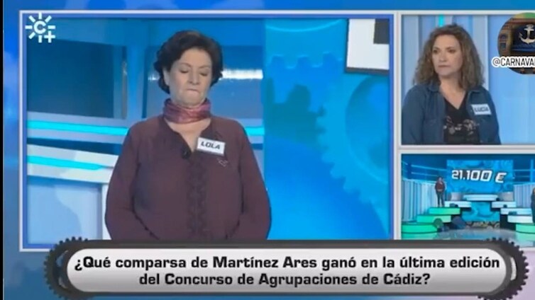 'La oveja negra' de Martínez Ares como 'Una chirigota con clase' tras una respuesta incorrecta en un concurso de televisión