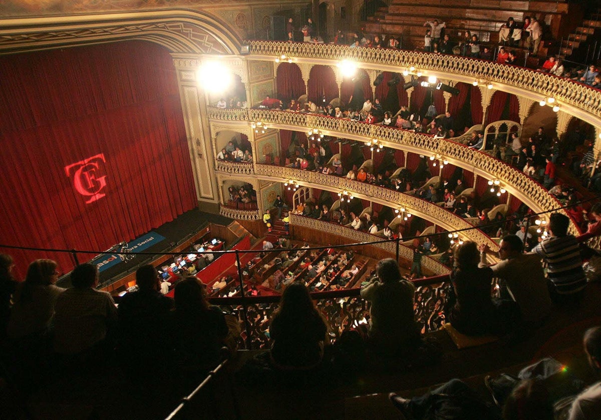 Gran Teatro Falla durante una función del COAC.